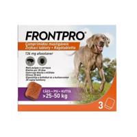 Frontpro žvýkací tablety pro psy 25-50kg 136mg 3 tablety