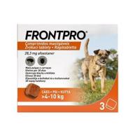 Frontpro žvýkací tablety pro psy 4-10kg  28,3mg 3 tablety