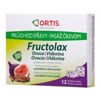 Fructolax Ovoce&Vláknina Žvýkací kostky 12ks