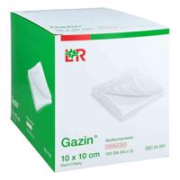 Gazin gáza hydrofilní skládaný kompres 10 x 10cm/100 ks 8vrstvý