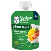 Gerber Kapsička mango a broskev s kokosovým mlékem BIO 80g 6M+