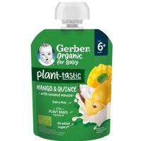 Gerber kapsička mango a kdoule s kokosovým mlékem BIO 80g 6M+