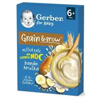 Gerber Mléčná kaše na dobrou noc hruška banán 200g 6M+