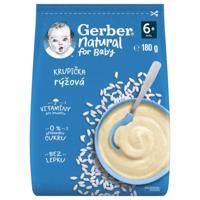 Gerber Natural rýžová krupička 180g 6M+