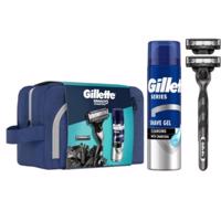 Gillette Mach3 Charcoal Xmas dárková sada v tašce