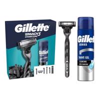 Gillette Mach3 Charcoal Xmas dárková sada