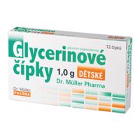 Glycerinové čípky 1.0g dětské 12 čípků Dr.Müller