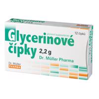 Glycerinové čípky 2.2g 12 čípků Dr.Müller