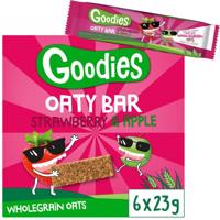 Goodies ovesné tyčinky jahody a jablko 138g 6x23g