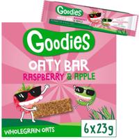 Goodies ovesné tyčinky malina a jablko 138g 6x23g