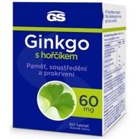 GS Ginkgo 60 mg s hořčíkem, 60 tablet