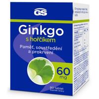 GS Ginkgo 60 mg s hořčíkem, 90 tablet