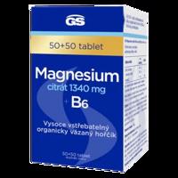 GS Magnesium citrát 1340mg+B6 tbl.50+50