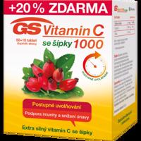 GS Vitamin C1000 + šípky 50+10 tablet ČR/SK