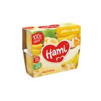 Hami 100% ovoce jablko a banán 4x100g 4M+