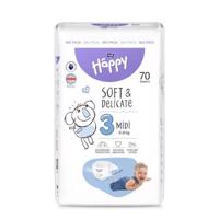 Happy Soft&Delicate 3 dětské pleny 5-9kg 70ks