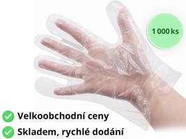 High Life Jednorázové mikrotenové rukavice 100 ks Počet kusů v balení: 100 ks