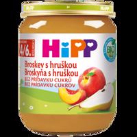 HiPP Broskev s hruškou BIO 4/6m 125g