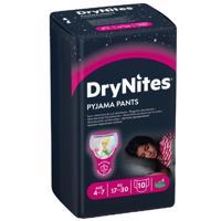 Huggies DryNites plenkové kalhotky pro dívky, vel. M, 17-30 kg, 10 ks