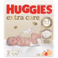 HUGGIES extra care 2 3-6kg 24ks