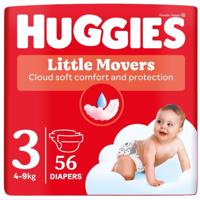 HUGGIES Little Movers 3 4-9kg 56ks