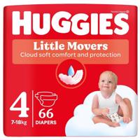 HUGGIES Little Movers 4 7-18kg 66ks