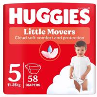 HUGGIES Little Movers 5 11-25kg 58ks