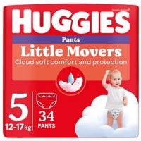 HUGGIES Little Movers Pants 5 12-17kg 34ks