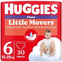 HUGGIES Little Movers Pants 6 15-25kg 30ks