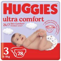 HUGGIES Ultra Comfort 3 4-9kg 78ks