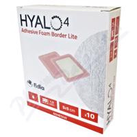 HYALO4  SILICONE ADHESIVE BORDER LITE FOAM DRESSING 5 X 5 CM ODLEHČENÉ ADHEZIVNÍ PĚNOVÉ KRYTÍ SE SILIKONEM A LE