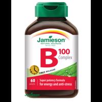 JAMIESON B-komplex 100mg s postupným uvolňováním 60 tablet