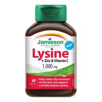 JAMIESON Lysin 1000mg se zinkem a vitamin C 60 tablet