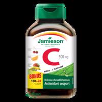 JAMIESON Vitamín C 500mg 3 ovocné přích.tbl.100+20