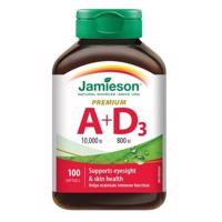 JAMIESON Vitamíny A+D 10000/800 IU Premium cps.100