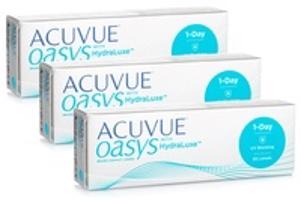 Johnson & Johnson Acuvue Oasys 1-Day with HydraLuxe (90 čoček)