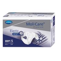 KALHOTKY ABSORPČNÍ MOLICARE PREMIUM ELASTIC SMALL BOKY 50-90CM,2859ML,30KS