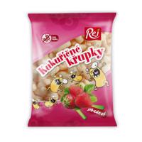 Kukuřičné křupky jahodové 90g