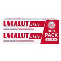 Lacalut Aktiv zubní pasta 2x75ml duo