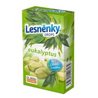 Lesněnky drops eukalyptus bez cukru 38g Dr.Müller