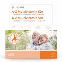 LIVSANE A-Z Multivitamin komplex 50+ tablety 60ks