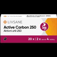 LIVSANE Active Carbon 250 Aktivní uhlí tbl.20