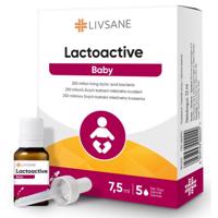 LIVSANE Lactoactive Baby PROBIOTIKA kapky pro kojence 7.5 ml