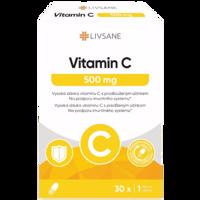 LIVSANE Vitamin C 500mg cps.30