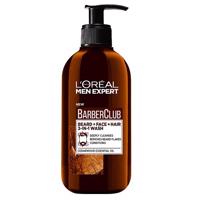 L’Oréal Paris Men Expert Barber Club čisticí gel na vousy, tvář a vlasy 3v1 200 ml