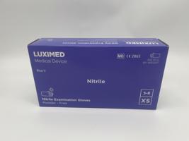 Luximed Rukavice nitrilové LUXIMED, 100 ks, modré, nepudrované Rozměr: XS