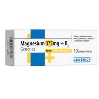 Magnesium 375mg+B6 forte Generica+Vit.C eff.tbl.10