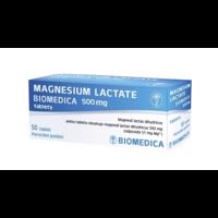 MAGNESIUM LACTATE BIOMEDICA 500MG neobalené tablety 100