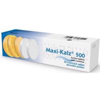 MAXI-KALZ 500MG šumivá tableta 20