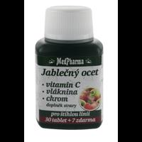 MedPharma Jablečný ocet+vlák.+vit.C+chrom tbl.37